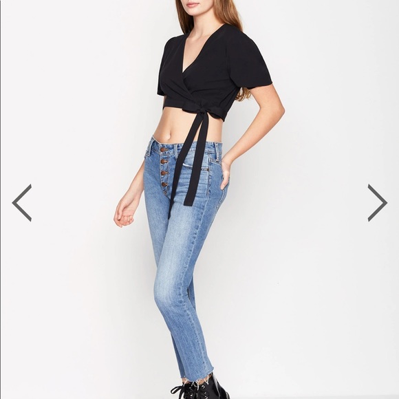BCBGeneration Tops - BCBG black wrap top
